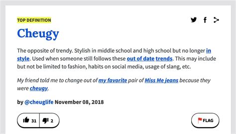 cheugy urban dictionary